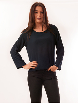 Bluza Dama Cu Model La Spate Dancer Bleumarin