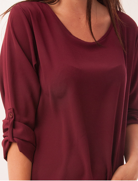 Bluza Dama Cu Model La Spate Dancer Grena