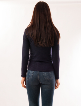 Bluza Dama Cu Model Inghetata Summer Bleumarin