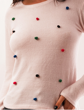Bluza Dama Cu Bulbi Home Roz