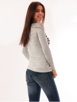 Bluza Dama Cu Imprimeu Cool Girl Verde Deschis