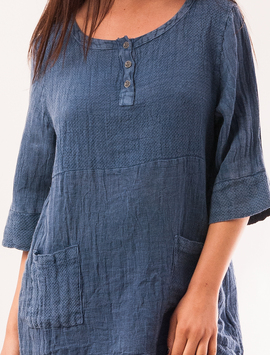 Bluza Dama Cu Buzunare Charge Albastru Deschis