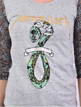Bluza Dama Cu Imprimeu Metalica Gri