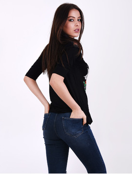 Bluza Dama Cu Imprimeu As Good As It Neagra