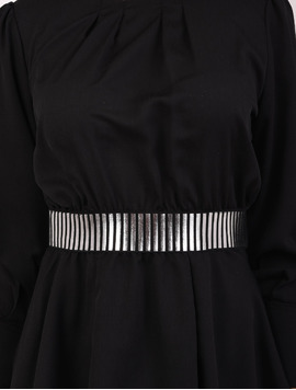 Bluza Dama Cu Elastic In Talie Attract Neagra