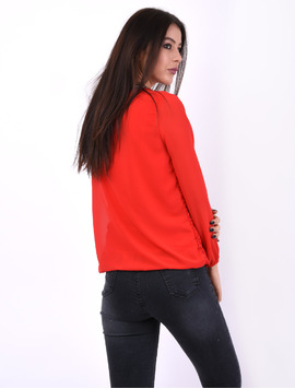 Bluza Dama Din Voal Si Dantela Worker Rosie