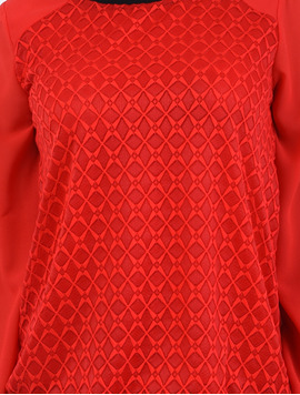 Bluza Dama Din Voal Si Dantela Worker Rosie