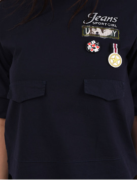 Bluza Dama Cu Insigna Award Bleumarin