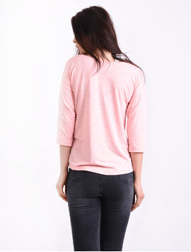 Bluza Dama Cu Imprimeu Dog Roz