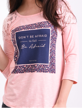 Bluza Dama Cu Imprimeu Afraid Roz