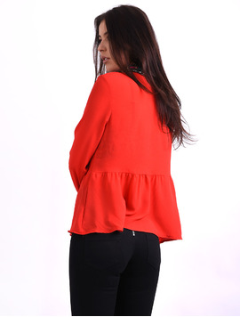 Bluza Dama Din Voal Si Margele Believe Rosie
