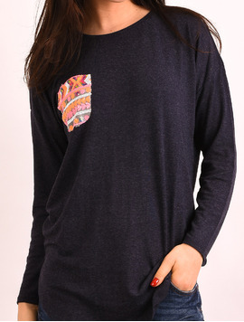 Bluza Dama Cu Paiete Research Bleumarin