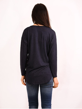Bluza Dama Cu Paiete Research Bleumarin