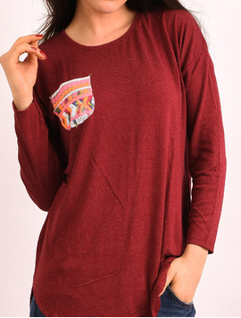 Bluza Dama Cu Paiete Research Grena