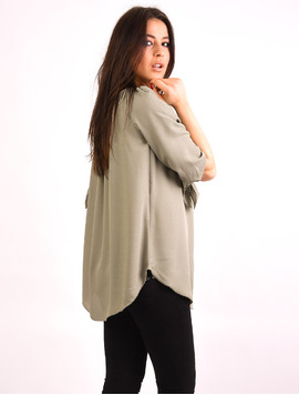 Bluza Dama Cu Nasturi Smile Gri
