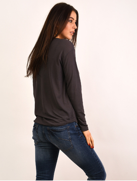 Bluza Dama Cu Bulbi Home Gri Petrol