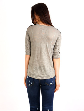 Bluza Dama Cu Imprimeu Florida Beach Kaki