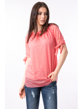 Bluza Dama Din Dantela Magic Corai