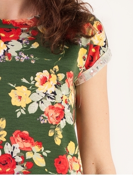 Bluza Dama Flower Perfection Verde