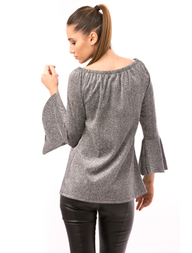 Bluza Dama SparkleMe Argintiu