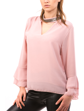 Bluza Dama ShineNeck Roz