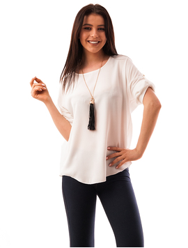 Bluza Dama Din Voal Souk Alba