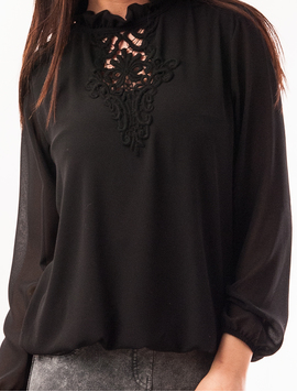 Bluza Dama Din Voal Spellbound Neagra