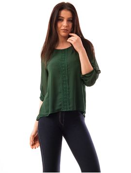 Bluza Dama Din Voal Coziness Verde