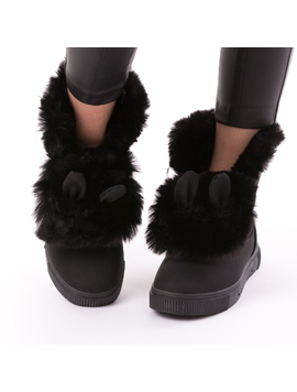 Bocanci Dama BunnyFurr Negru