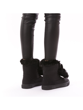 Bocanci Dama BunnyFurr Negru