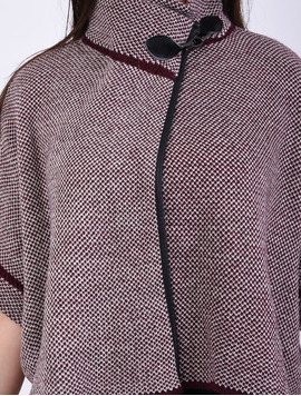 Bolero Dama Scurt Hide Grena