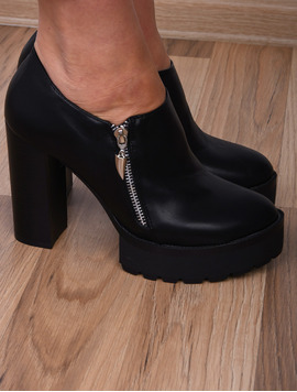 Botine Dama Cu Platforma Escape Negre