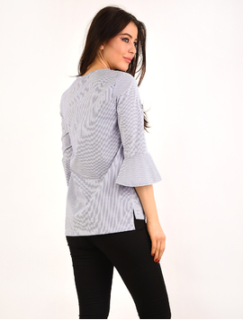 Camasa Dama In Dungi Cu Fluture Lifestyle Gri