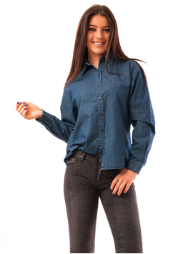 Camasa Dama Din Denim Hunter Albastra