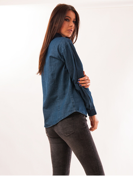 Camasa Dama Din Denim Hunter Albastra