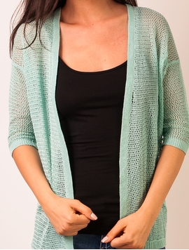 Cardigan Dama Bow Wow Mint Green