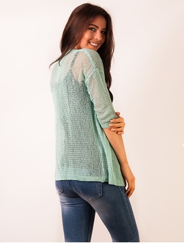 Cardigan Dama Bow Wow Mint Green