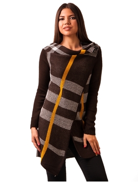 Cardigan Dama In Carouri Maro Si Mustar