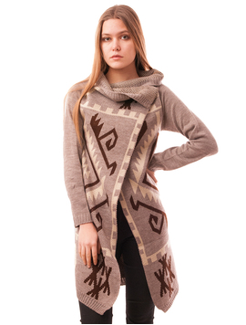 Cardigan Dama Cu Model Geometric Shiver Maro