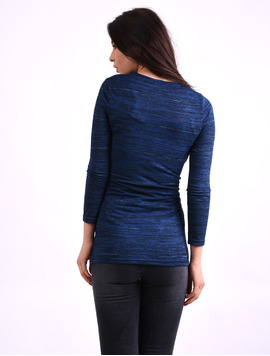 Cardigan Dama Cu Cordon Strategy Bleumarin Inspicat
