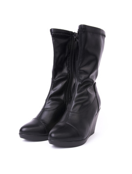 Cizme Dama Scurte AtomicBoots Negru