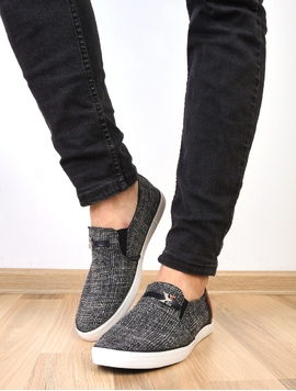 Espadrile Barbati Cu Aplicatie Metalica Bleumarin Inspicat