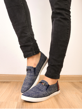 Espadrile Barbati Cu Aplicatie Metalica Negru Inspicat