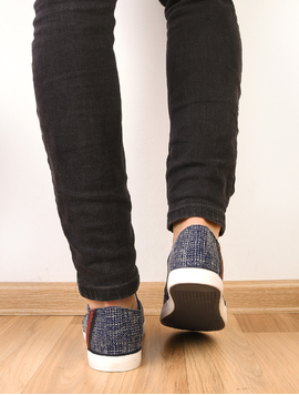 Espadrile Barbati Cu Aplicatie Metalica Negru Inspicat