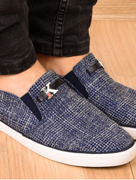 Espadrile Barbati Cu Aplicatie Metalica Negru Inspicat