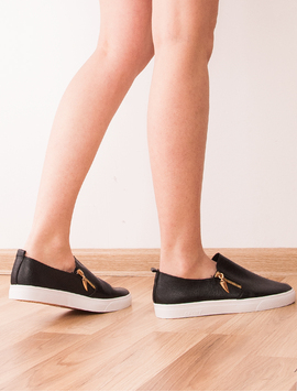 Espadrile Dama Din Piele Ecologica Challenge Negre