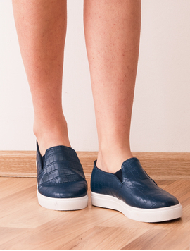 Espadrile Dama Cu Texturatii Fine Position Bleumarin