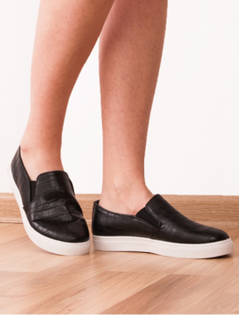 Espadrile Dama Cu Texturatii Fine Position Negre