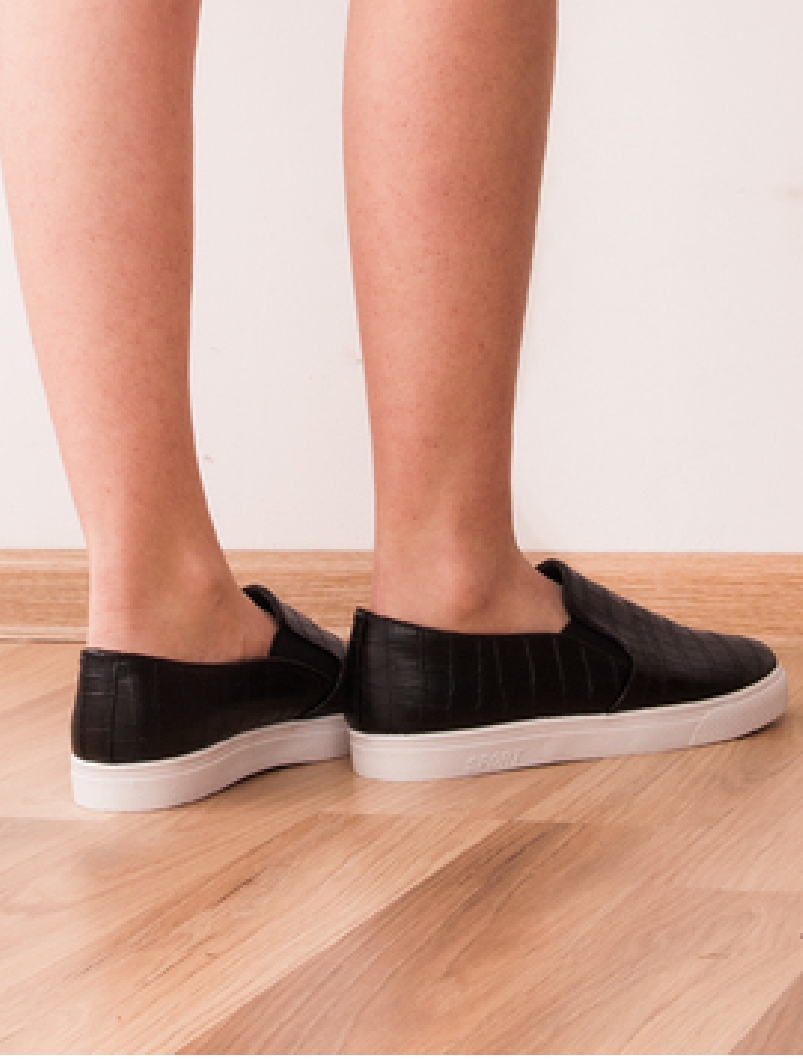 Espadrile Dama Cu Texturatii Fine Position Negre