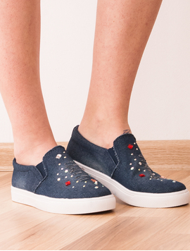 Espadrile Dama Denim Spring Bleumarin